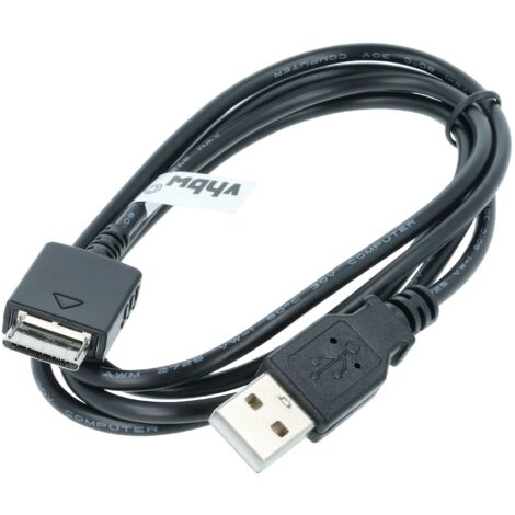 Câble USB-C Pour Sony Walkman NWZ-A818 - Câble Données 13,6 Cm - Neuf - Noir