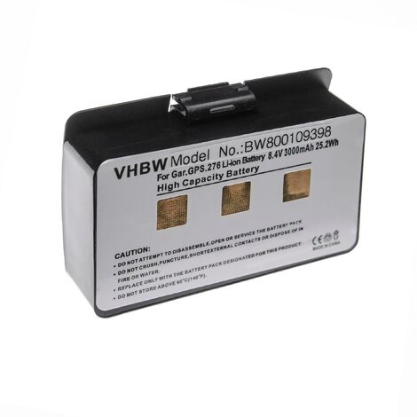 7,4V Powery Batterie pour Garmin GPSMAP 276C Batterie pour GPS Li-ION 