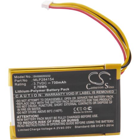Vhbw 1x Batterie Compatible Avec Soundcast Outcast ICO410, ICO411a