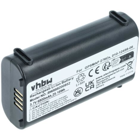 Batteria sostituisce Garmin 361-00034-00 280mAh 3,7V 4059827776007