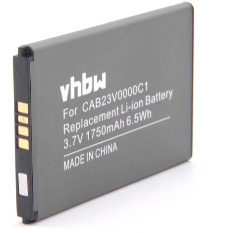 vhbw Batterie compatible avec Alcatel One Touch Link Y800, Y800Z routeur modem hotspots (1750mAh, 3,7V, Li-ion) - Remplacement pour CAB23V0000C1 (1/2)