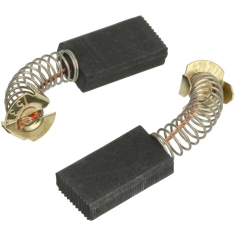 vhbw 2x Balais de charbon pour moteur 26 x 14 x 6mm compatible avec Bosch GWS 15-125 CIEH (3 601 H30 200) outil électrique (1/5)
