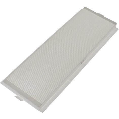 Vhbw Filtre Compatible Avec Zehnder ComfoFond-L 350/550 Eco échangeur De Chaleur Géothermique - Filtre à Air G4, 50 X 16 X 1 Cm, Noir / Blanc