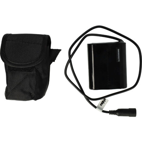 Vhbw – Bloc de batteries pour lampes de vélo 9000mAh – Tension 8,4V – Technologie Li-ion – Compatible avec divers phares (1/5)