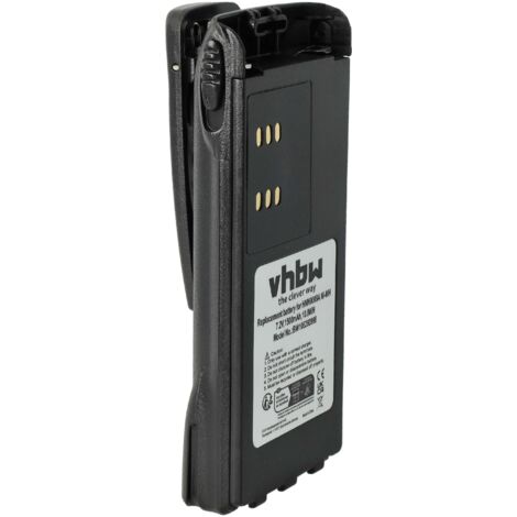 vhbw Batterie compatible avec Motorola HT1500, HT1550, HT1550.XLS, HT750, MTX8250 radio talkie-walkie (1500mAh, 7,2V, NiMH) - avec clip de ceinture (1/5)