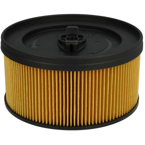 vhbw 1x filtre plissé remplacement pour Kärcher 6.414-960.0 pour aspirateur - noir / jaune (1/5)