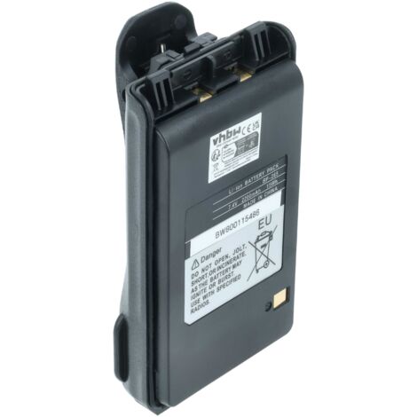 vhbw Batterie compatible avec Icom IC-F4002, IC-F4003, IC-F4008, IC-F4101D radio talkie-walkie (2200mAh, 7,4V, Li-ion) - avec clip de ceinture (1/5)