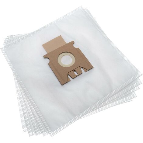 vhbw 5x Sacs compatible avec Hoover Space Explorer SL71SL20011 aspirateur - microfibres non tissées, 27cm x 26,9cm, blanc (1/3)