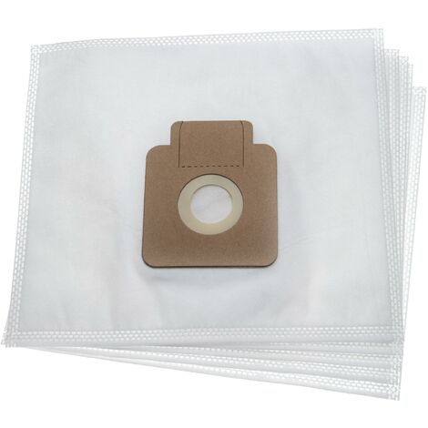 vhbw 5x Sacs compatible avec Hoover CP70CP40021, CP70CP40011, CP70CP31021 aspirateur - microfibre non tissée, 23,7cm x 26,8cm blanc (1/3)