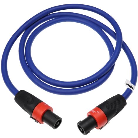 vhbw Câble de connexion compatible avec Bose module de basse B1, B2 - Câble audio, 1,5 m, bleu