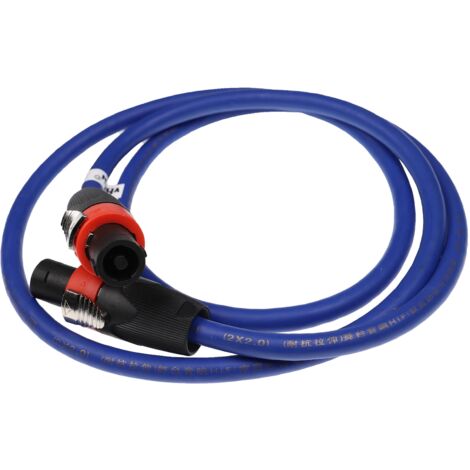 vhbw Câble de connexion compatible avec Bose module de basse B1, B2 - Câble audio, 1,5 m, bleu