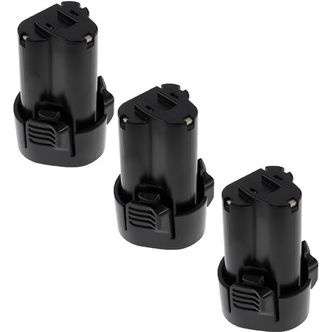 EXTENSILO 3x Batterie compatible avec Makita FD01Z, HP330DWLE, HS300, HP330D, HP330, HP330DWE, HP330W outil électrique (2500 mAh, Li-ion, 10,8 V) (1/3)
