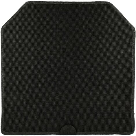 vhbw filtre à charbon actif compatible avec Miele DA 249-2, DA 249-4, DA 446, DA 446-4 hotte de cuisine - 24,5 x 24,5 x 2 cm, charbon actif