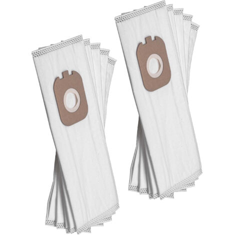 Vhbw 20x Sacchetto Compatibile Con Rowenta Powerline Eco Rh 7655 Rh7637ia Rh7648ia Aspirapolvere In Microfibra 30cm X 13cm Bianco 48850052