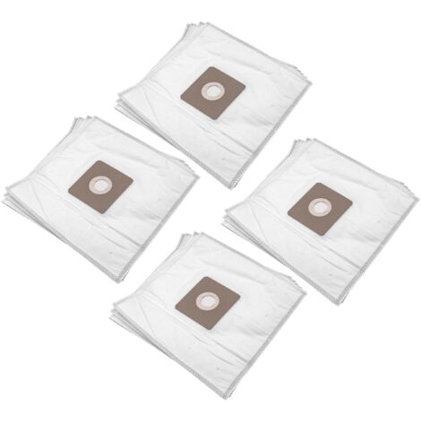 vhbw 20x Sacs compatible avec Dirt Devil Swiffy, Popster Splash aspirateur - microfibres non tissées, 31cm x 22,5cm, blanc (1/2)