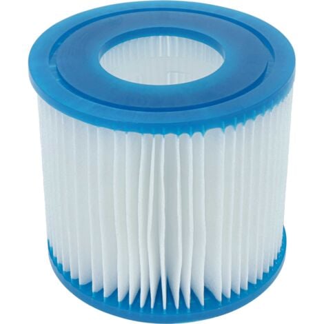 Vhbw Cartouche Filtrante Compatible Avec Bestway Flowclear 58381  1,249 L/h  Piscine Pompe De Filtration Filtre A Eau Blanc Bleu
