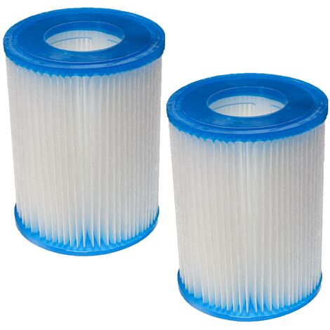 Vhbw Cartouche filtrante remplacement pour Bestway FD2137, Typ II pour  piscine pompe de filtration - Filtre à eau, blanc / bleu