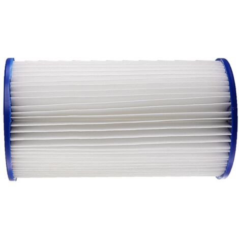 vhbw 3x Cartouches filtrantes compatible avec Bestway Flowclear 58391, 9463 l/h piscine pompe de filtration, filtre à eau blanc / bleu