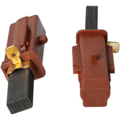 LOT DE 2 Balais De Charbon De Moteur 7 X 11 X 17/185 Mm Pour Outils