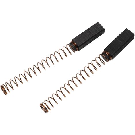 Vhbw – Lot de 2 balais de charbon pour moteur KitchenAid W10380496 – Graphite avec ressort – Faible formation d'étincelles - VHBW 2 X (1/2)
