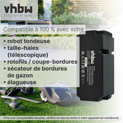 Ersatzakku Für Power-G Rasenmäher – 2000 MAh, 25,2 V, Passt Für Easymow 6HD & SF600 ECO