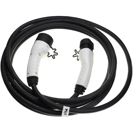 Vhbw Câble de recharge type 2 vers prise Schuko compatible avec MINI  Electric voiture électrique - 1 phase, 16 A, 3,5 kW, 10 m