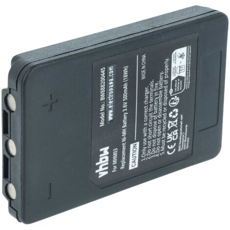 Vhbw 2x Batterie Remplacement Pour Autec R0BATT00E08A0, LPM02