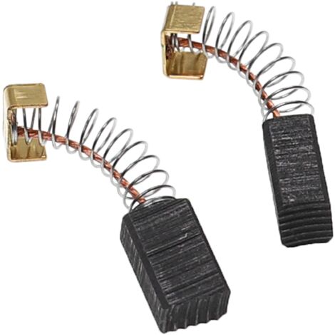 2 Balais De Charbon Pour Moteur Hitachi - 6.5x7.5x12 Mm - Compatible FDV15V, FDV16, FDV16T, Etc.