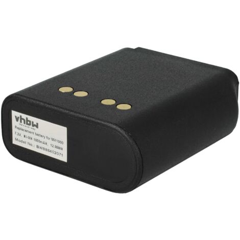 vhbw Batterie compatible avec Motorola T2000, Saber I R, Saber II R radio talkie-walkie (1800mAh, 7,2V, NiMH) (1/5)