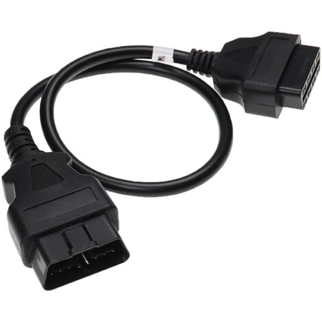 Elm 327 Diagnostic Auto Câble Extension OBD2 20cm - Mâle Vers Femelle 16 Broches - Pour Câble Obd2 Elm327 Obd2