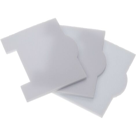 vhbw Lot de 3x filtres d'aspirateur compatible avec Kärcher NT 362 Eco, NT 40/1, NT 361 Eco TEA, NT 361 Eco Te aspirateur - Filtre mousse (1/4)