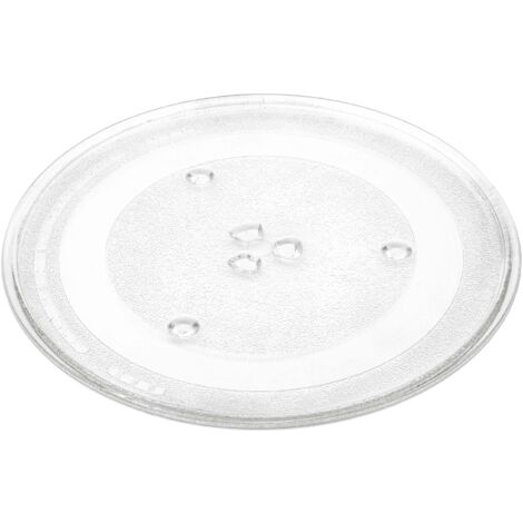 vhbw Plateau compatible avec Samsung GE87MC, GE89MSTC, GE82NC-B, GE872C-S micro-ondes - Plaque tournante verre, 285 mm, support en Y (1/2)