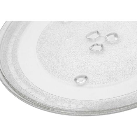 Plateau Tournant Verre Pour Micro-ondes Bosch - Diamètre 25,5 Cm, Support En Y - Compatible BEL524MS0, Etc.