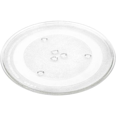 vhbw Plateau compatible avec Samsung CE2727, CE2733, CE2774, CE2777 micro-ondes - Plaque tournante verre, 285 mm, support en Y (1/2)