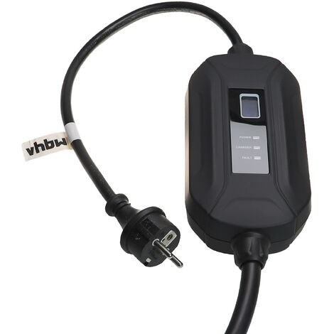 vhbw Câble de recharge type 2 vers type 2 compatible avec Volvo V60 PHEV,  V60 Recharge voiture électrique - 1 phase, 32 A, 7 kW, 3 m