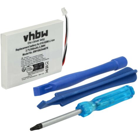 vhbw Batterie compatible avec Apple iPod Photo M9585X/A, M9585ZR/A, M9585LL/A, M9585TA/A lecteur de musique MP3 (900mAh, 3,7V, Li-ion) (1/5)