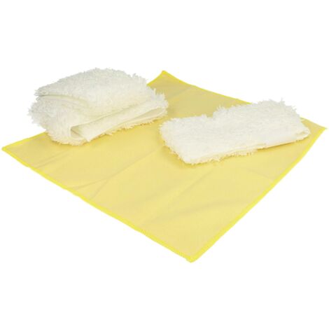 Lot De 2 Chiffres De Nettoyage Vhbw Pour Kärcher (SC 3, 4, 5, 6…) – Microfibre Lavable 40,5cm