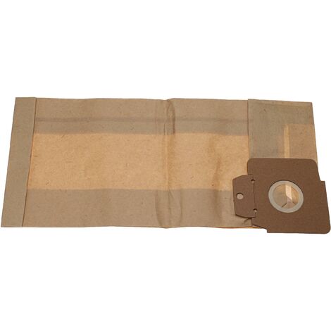 vhbw 10x sacchetto compatibile con Kärcher CV 30/1, CV 3.000, CV 38/1, CV 30/1 Professional aspirapolvere - 35cm x 16cm Marrone