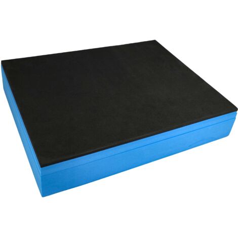Vhbw – Insert en mousse rigide pour Bosch Sortimo L-Boxx – Protection optimale des outils – Mousse PE bleu gris anthracite 60 mm