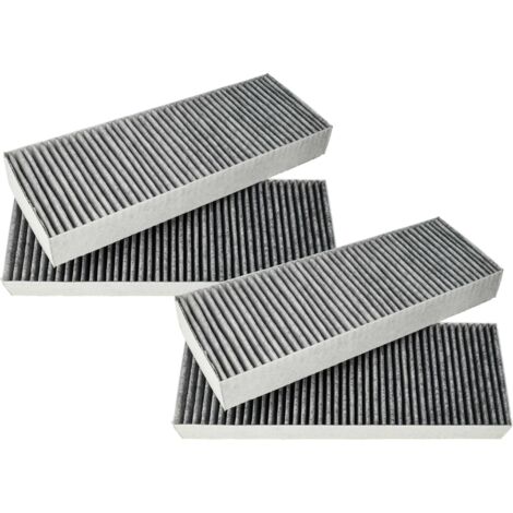 4x Filtres à Charbon Actif Vhbw Pour Hotte Falmec ZEBRA - 16,8 Cm De Diamètre - Compatible AS-AZKF840