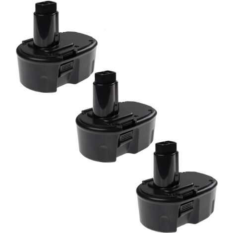 EXTENSILO 3x Batterie compatible avec Dewalt DW996KQ outil électrique (3300 mAh, NiMH, 14,4 V) (1/4)