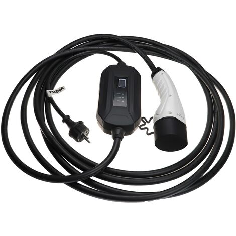 vhbw Câble de recharge type 2 vers prise Schuko compatible avec Cupra Born,  Formentor PHEV voiture