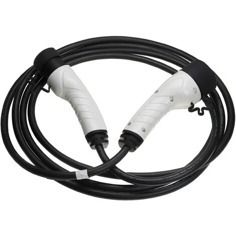 vhbw Câble de Recharge Type 2 vers Type 2 Compatible avec Citroen C5 X  PHEV, e-Berlingo, e-C4 Voiture électrique - 1 Phase, 32 A, 7 KW, 3 m :  : Auto et Moto