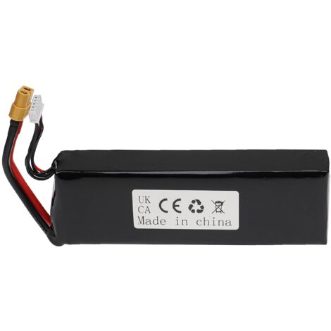 Batterie Li-ion 6,4V 650mAh Pour Voiture RC, Avion, Hélicoptère - Dimensions 54x32x27 Mm - Marque Vhbw - 8