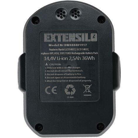 Batterie 2000mAh (14.4V) pour outil Ryobi LLCD14022, LLCD 14022 remplace  BPL1414.