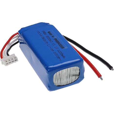 Vhbw Batterie Compatible Avec Connecteur Banane 3,5 Mm Pour Modéle RC Par Ex. Voiture De Course Avion 1600mah 74v Li Polymre 70 X 34 X 18 Mm 58581423