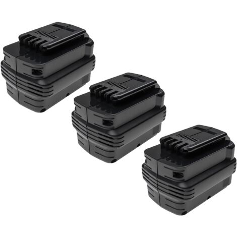 EXTENSILO 3x Batterie remplacement pour Dewalt DE0240-XJ, DE0242, BHA24, DE0240, DE0243, DE0241 pour outil électrique (3300 mAh, NiMH, 24 V) (1/4)