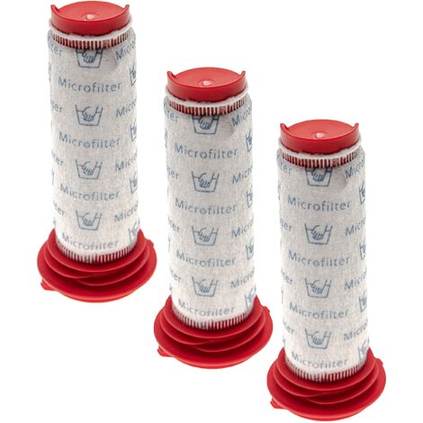 Vhbw Kit de 2x filtre protection moteur compatible avec Bosch Athlet BBH625 W60/02, BCH51830GB