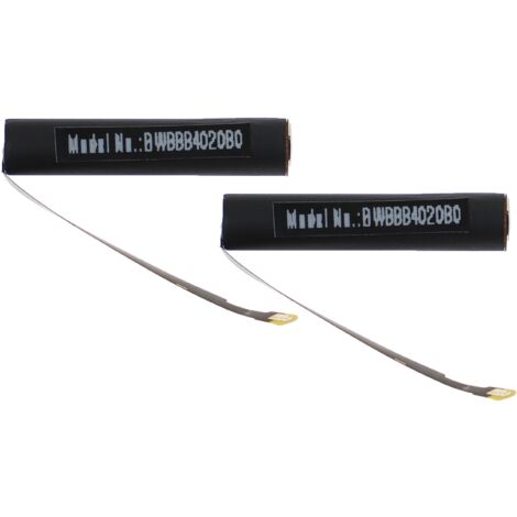 vhbw 2x Batteries compatible avec Apple AirPods 1re génération, 2e génération casque audio, écouteurs sans fil (25mAh, 3,7V, Li-ion) (1/3)
