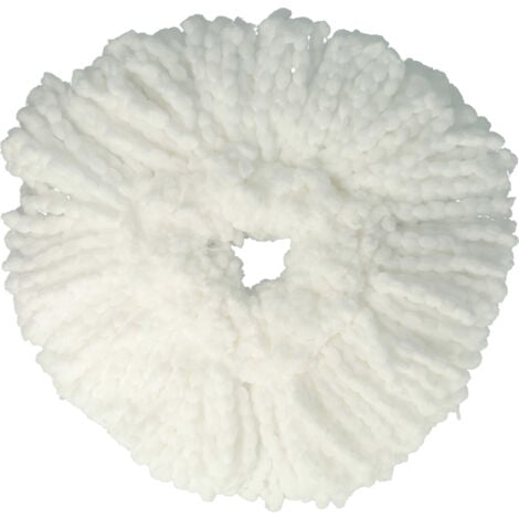 vhbw 10x Serpillères remplacement pour Vileda 152623 pour balai nettoyant - Tête de rechange, microfibre, blanc